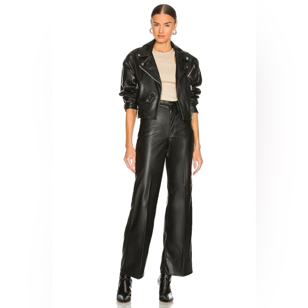 Levi’s Premium 70s Flare Faux Leather Pant (size 32) - Picture 2 of 11